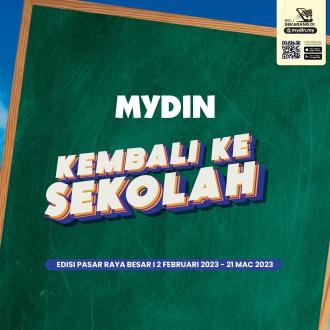 MYDIN Back To School Promotion (2 February 2023 - 21 March 2023)