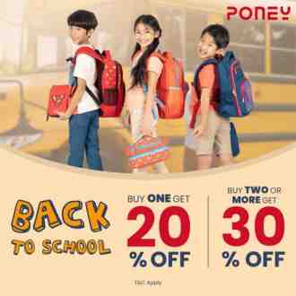 Poney Back To School Sale at Genting Highlands Premium Outlets (1 February 2023 - 1 March 2023)