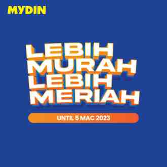 MYDIN Personal Care Promotion (valid until 5 March 2023)