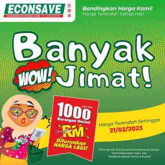 Econsave Banyak Jimat Promotion (valid until 21 February 2023)