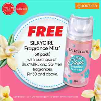 Guardian FREE SILKYGIRL Fragrance Mist Promotion (valid until 28 February 2023)