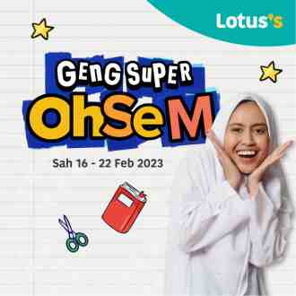 Lotus's Back To School Promotion (16 February 2023 - 22 February 2023)