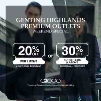 G2000 Special Sale at Genting Highlands Premium Outlets (17 Feb 2023 - 19 Feb 2023)
