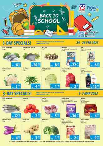 Family Store Negeri Sembilan Back To School Promotion (20 February 2023 - 5 March 2023)