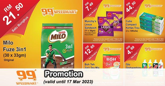 99 Speedmart Promotion (valid until 17 Mar 2023)