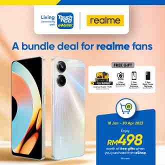 Touch 'n Go eWallet Realme Promotion FREE Gifts Worth RM498 (18 January 2023 - 30 April 2023)