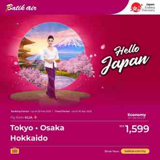 Malindo Fly To Japan Promotion (valid until 28 February 2023)