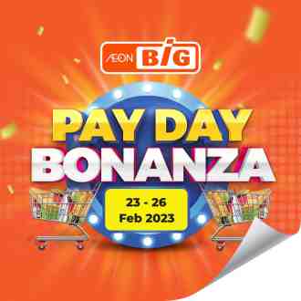 AEON BiG Pay Day Bonanza Promotion (23 February 2023 - 26 February 2023)