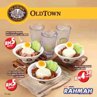 OLDTOWN Menu Rahmah From RM4.50 Promotion