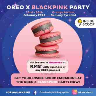 Inside Scoop OREO X BLACKPINK Party Promotion at Sunway Pyramid (23 February 2023 - 26 February 2023)