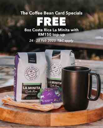 Coffee Bean FREE Costa Rica La Minita Promotion (24 February 2023 - 28 February 2023)