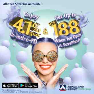 Alliance Bank FD Up To RM188 Cashback & 4.1% p.a. Promotion (14 December 2022 - 28 February 2023)