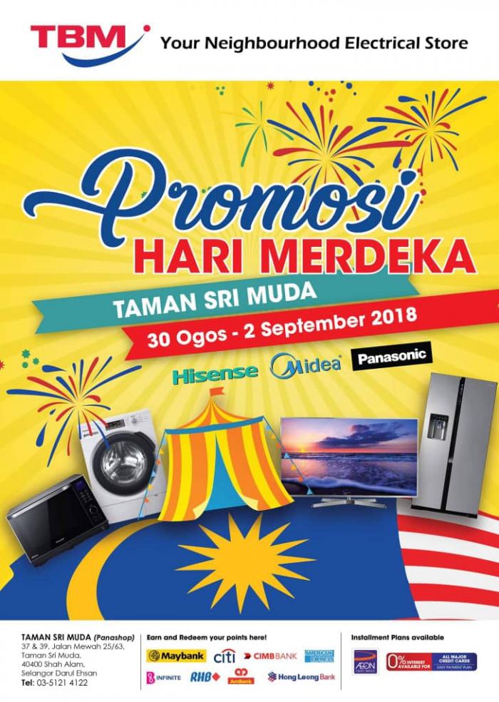 TBM Taman Sri Muda Merdeka Promotion (30 August 2018 - 2 September 2018)
