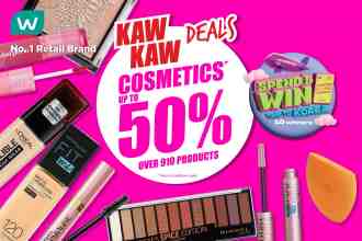 Watsons Cosmetics Promotion Up To 50% OFF (23 Feb 2023 - 27 Feb 2023)
