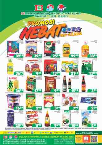 BILLION Promotion at Bandar Baru Bangi, Semenyih and Port Klang (24 February 2023 - 9 March 2023)