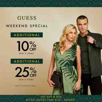 Guess Weekend Sale at Mitsui Outlet Park (3 March 2023 - 2 April 2023)