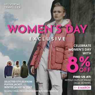 Universal Traveller Women's Day Sale at Mitsui Outlet Park (1 March 2023 - 8 March 2023)