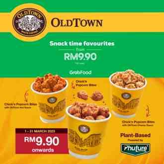 Oldtown GrabFood Promotion As Low As RM9.90 (1 March 2023 - 31 March 2023)