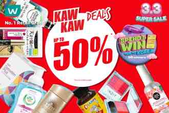 Watsons Kaw Kaw Deals Sale Up To 50% OFF (2 March 2023 - 6 March 2023)
