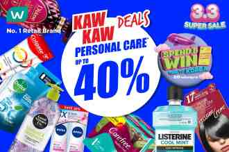 Watsons Personal Care Promotion Up To 40% OFF (2 March 2023 - 6 March 2023)
