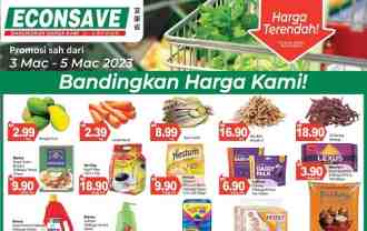Econsave Weekend Promotion (3 March 2023 - 5 March 2023)