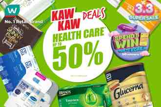 Watsons Health Care Sale Up To 50% OFF (2 March 2023 - 6 March 2023)