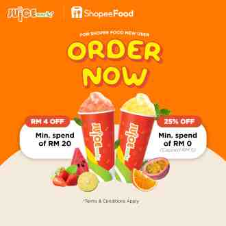 Juice Works ShopeeFood New User Promotion (valid until 31 March 2023)