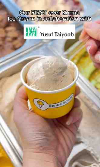 Inside Scoop Yusuf Taiyoob Kurma Ice Cream 50% OFF Ramadan Promotion (6 March 2023 - 26 March 2023)