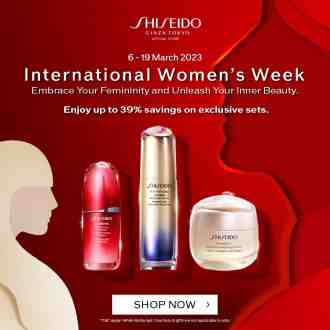 Shiseido International Women's Day Promotion (6 March 2023 - 19 March 2023)