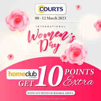 COURTS International Women's Day Promotion (8 Mar 2023 - 12 Mar 2023)