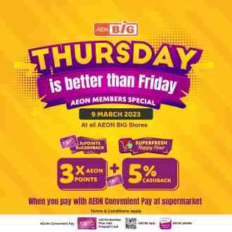 AEON BiG Thursday Promotion (9 March 2023)