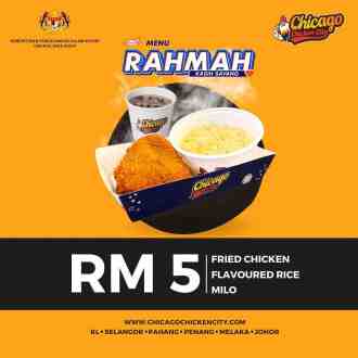 Chicago Chicken City Menu Rahmah RM5 Promotion