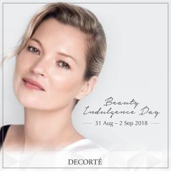 DECORTE Beauty Indulgence Day Promotion (31 August 2018 - 2 September 2018)