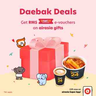 Emart24 AirAsia Super App Daebak Deals Promotion (valid until 31 Mar 2023)