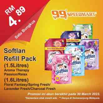 99 Speedmart Softlan Refill Pack Promotion (valid until 30 March 2023)