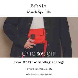 Bonia Special Sale at Johor Premium Outlets (10 Mar 2023 - 12 Mar 2023)
