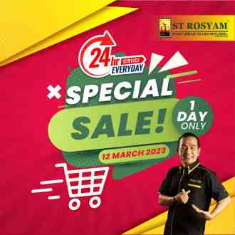 ST Rosyam Mart Shah Alam Special Sale (12 March 2023)