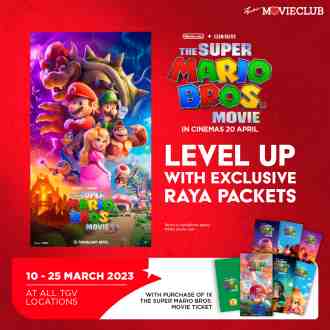TGV FREE Super Mario Bros Raya Packets Promotion (10 March 2023 - 25 March 2023)