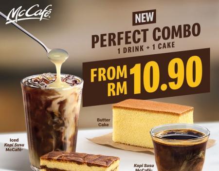 McDonald's Perfect Combo Kopi Susu McCafe + Cake From RM10.90 Promotion