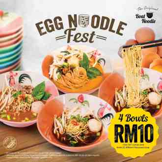 Boat Noodle Egg Noodle Fest Promotion