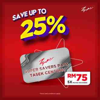 TGV Tasek Central Movie Pass Up To 25% OFF Promotion (valid until 30 June 2023)