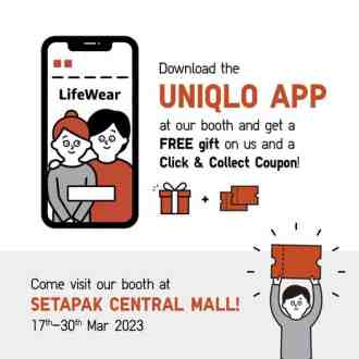 UNIQLO Setapak Central Mall FREE Gift & Coupon Promotion (17 Mar 2023 - 30 Mar 2023)