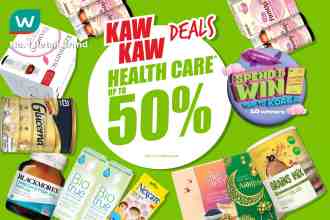 Watsons Health Care Sale Up To 50% OFF (16 March 2023 - 20 March 2023)