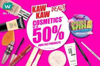 Watsons Cosmetics Promotion Up To 50% OFF (16 March 2023 - 20 March 2023)