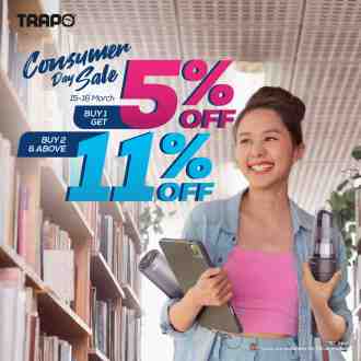 Trapo Consumer Day Sale (15 March 2023 - 16 March 2023)