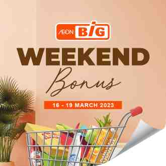 AEON BiG Weekend Promotion (16 March 2023 - 19 March 2023)