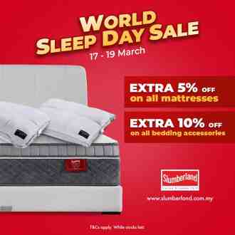 Slumberland World Sleep Day Promotion (17 March 2023 - 19 March 2023)