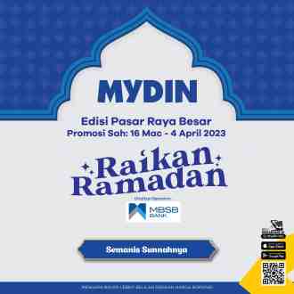 MYDIN Raikan Ramadan Kurma Promotion (16 March 2023 - 4 April 2023)
