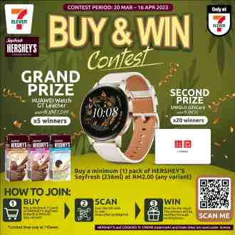 7 Eleven Hershey's Buy & Win Contest (20 March 2023 - 16 April 2023)