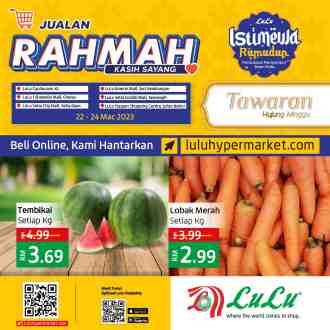 LuLu Jualan Rahmah Ramadan Promotion (22 March 2023 - 24 March 2023)
